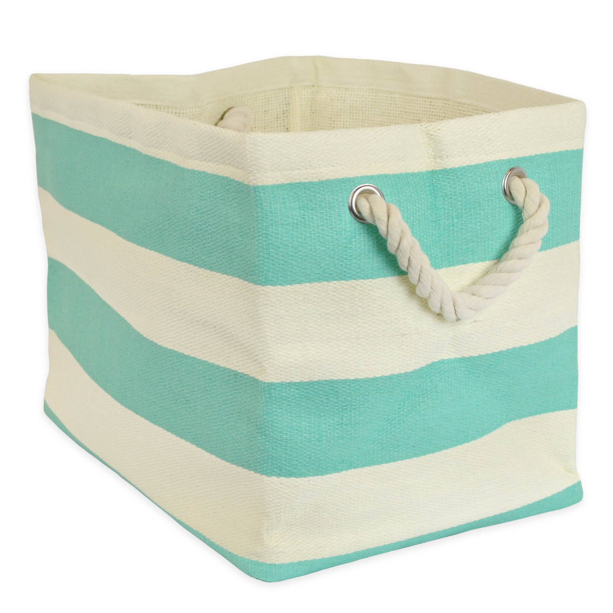 DII® Large Rectangle Stripes Paper Bin